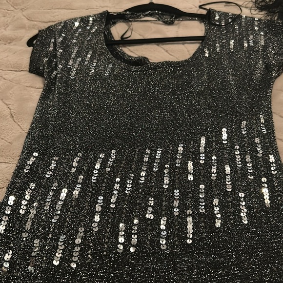 Metallic mini dress - Picture 14 of 15